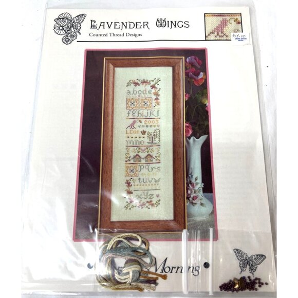 Lavender Wings Counted Thread Designs Spring Morning Pattern - Picture 2 of 4